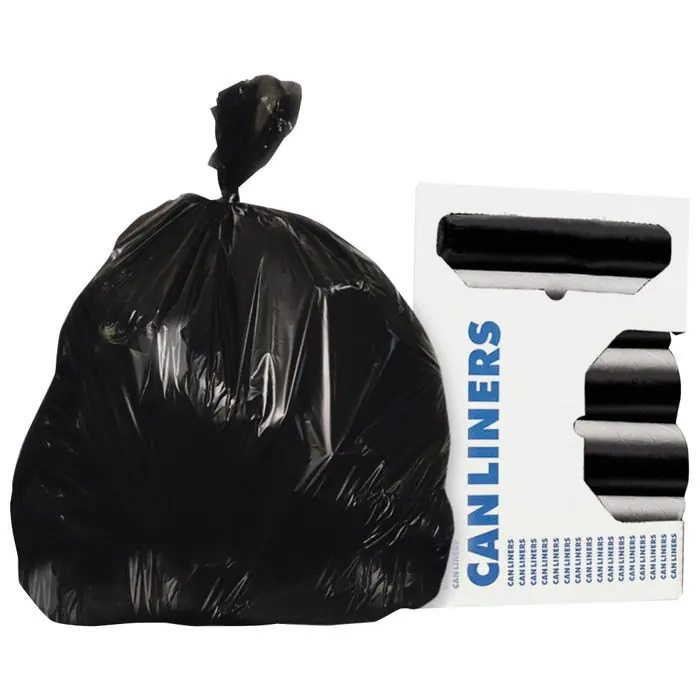 Viral Heritage Can Liners, 23 Gallon, 1.30 mil, Black, 25 Count, Case of 8